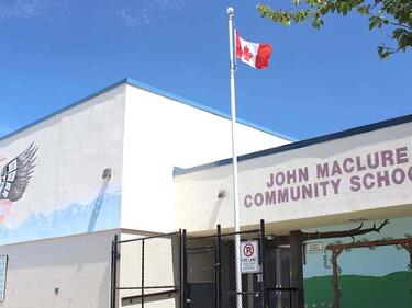 Exterior image of John Maclure Elementary School