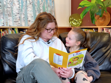 Sounding out letters and words together